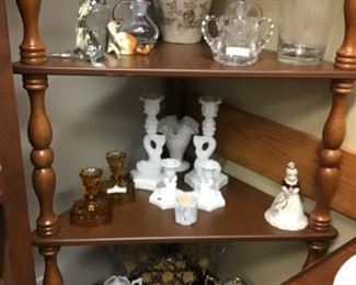 Milk glass, etc.