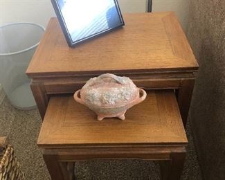 Vintage Teak Nesting Tables (Set of 2) - $125