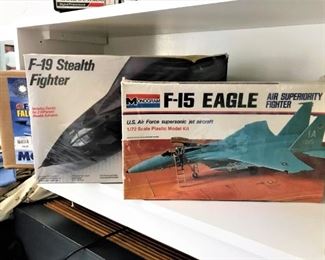 F-19 Stealth Fighter and Eagle Kits