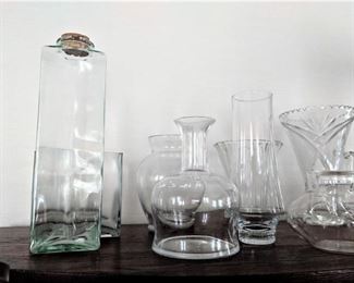 Glass Vases  - Multi Size and Shape
