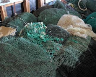 THERE ARE MANY SHRIMP NETS AT THIS SALE! COMMERCIAL SIZE AND SMALLER