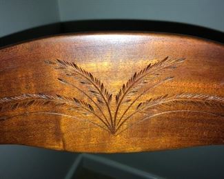 close up of the detail on the chair