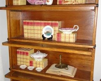 Barrister Boxes, Vintage Books, Vintage China pieces 