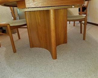 Leg Design, Teak Danish Modern, Dining Table w/ 6 chairs, Scandinavia Design, Boltlinge Furniture , 