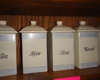 Vintage Kitchen Canisters 