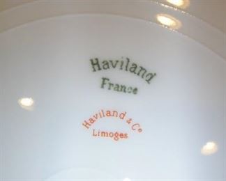 Haviland Limoges china set 