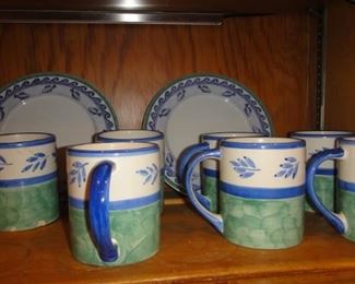 Dishes (Villeroy & Boch) “Blue Leaves”