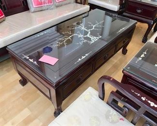 Beautiful Lacquer mother of Pearl Living Room Furniture
