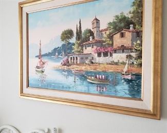 Henri Berte Original Oil Painting