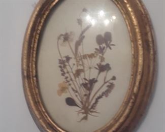 Florentine framed wildflowers