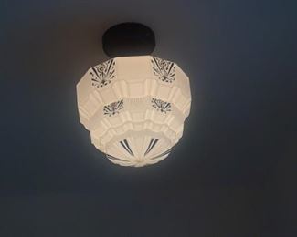 Art deco light fixture