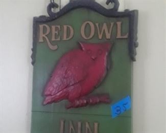 Owl door sign