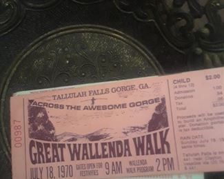Great WAllenda Walk across Tallulah Gorge