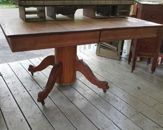 Square oak table