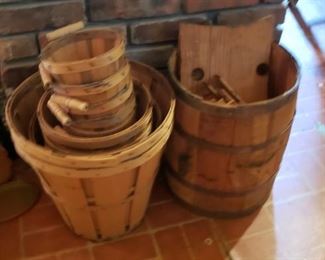 Baskets and barrels