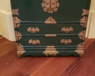 Lacquered chest