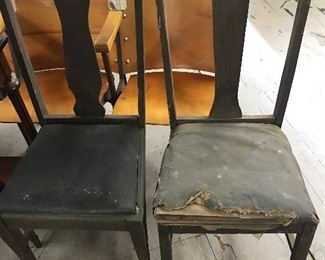 Old Chairs that Came from the 1906 House Here in Taylorsville