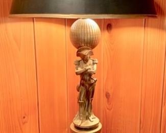 Table Lamp, Napoleon Image; 24" Tall