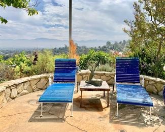 Pair of Outdoor Chaises