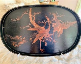 Antique, Japanese Lacquer Serving Tray