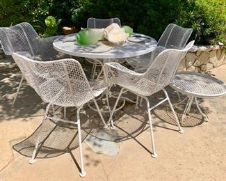 Sculptura Chairs, Mid Century Woodard Outdoor Furniture