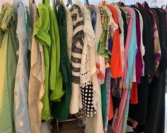 Designer Labels, Vintage to Recent, Gucci to Gernreich, Egyptian Designer Embroidered Caftans,  10 Oscar de la Rentas....Sizes Medium to Large