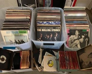 1950's, '60's, '70's Records;  33's and 45's; Rock, Comedy, Other;  Many Records Unopened