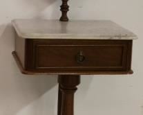 Victorian antlered marble top shaving stand