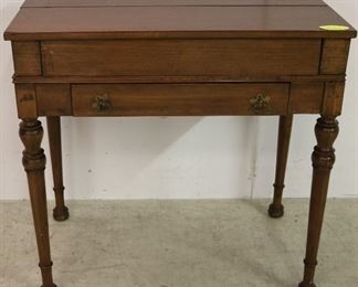 Antique mahogany spinet desk