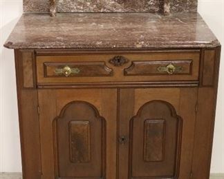 Marble top washstand to set
