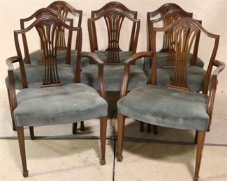 Sheraton set of 8 dining chairs
