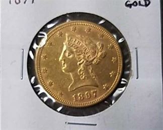 1897 $10 Gold piece