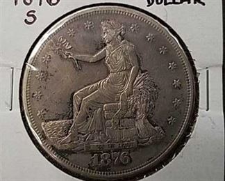 1876S Trade Dollar