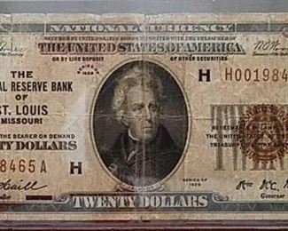 $30 Natioal Currency Federal Reserve note