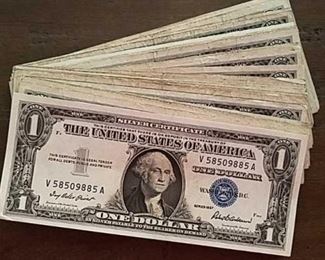 Blue Seal $1 Bills