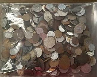 5 pounds of Foreign Coins