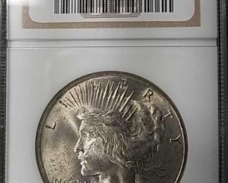 1922 MS65 $1 Silver Coin