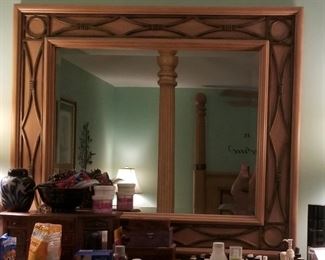 Dresser with mirror