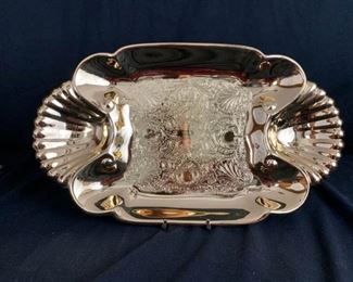 Electroplate with 24k Gold Platter