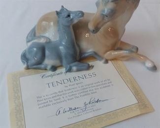 Franklin Mint Tenderness by Poul Ipsen