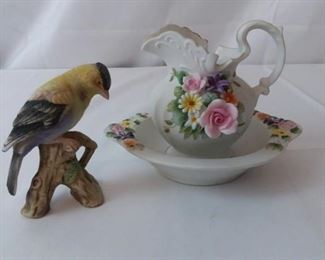 Lefton Flowers and Finch