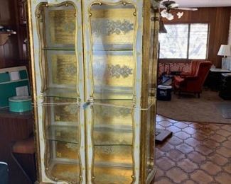 Ornate China Cabinet