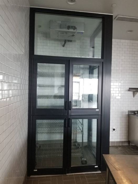 Glass Refrigerator Enclosure