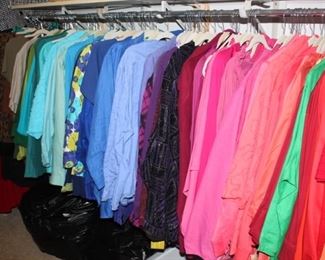 The rest of the rainbow.  Two more closets FULL!