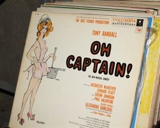About 50 very rare and early original broadway show hit records.  