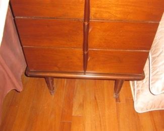 Spectacular Mid-Century Modern United Walnut Bedroom Suite Purchased 1961 Complete

