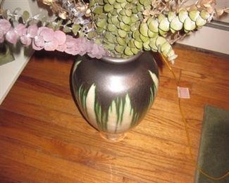 Glazed Drip Vintage Vase