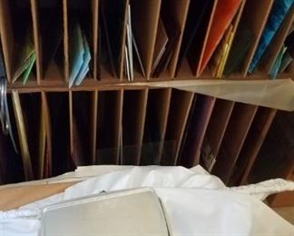 Stained glass with storage