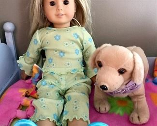 Retired American Girl “Kailey” and “Sandy”, her dog