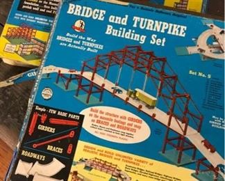 132 Vintage Toy Building Sets